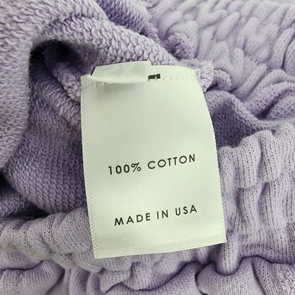 Revolve Sixthreeseven Cotton Pull On The Sweat Short in Lavender Size XS - Picture 4 of 5